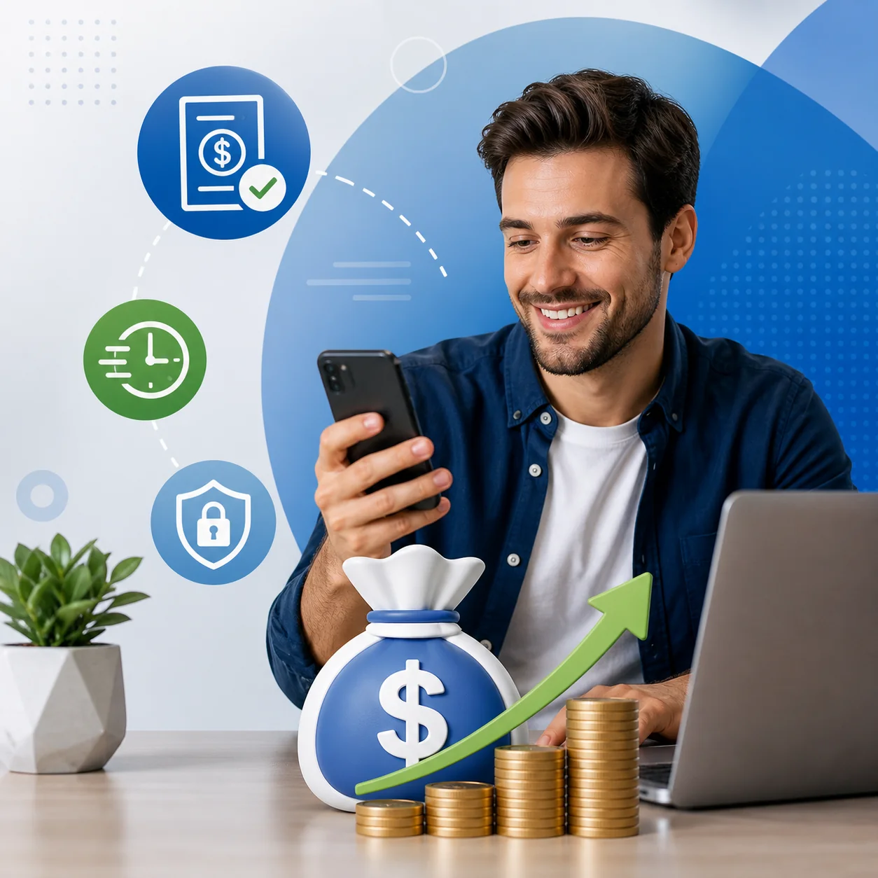 Personal loan funds approved and ready for use